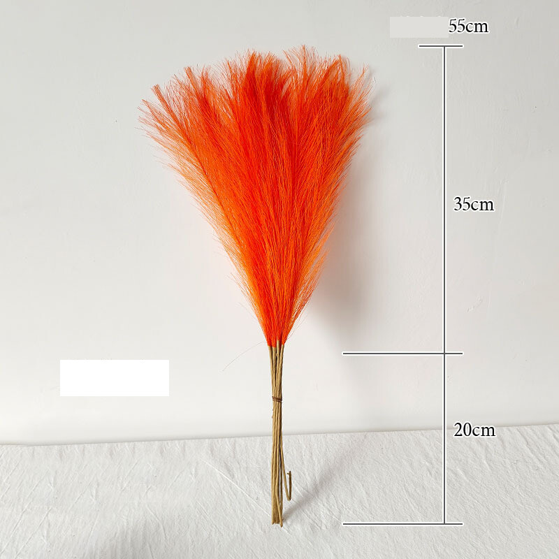 ✅Uguņošanas niedru pārrobežu stila 30 gab. mākslīgās pampas zāles pampas zāles suņa astes zāles vitrīna