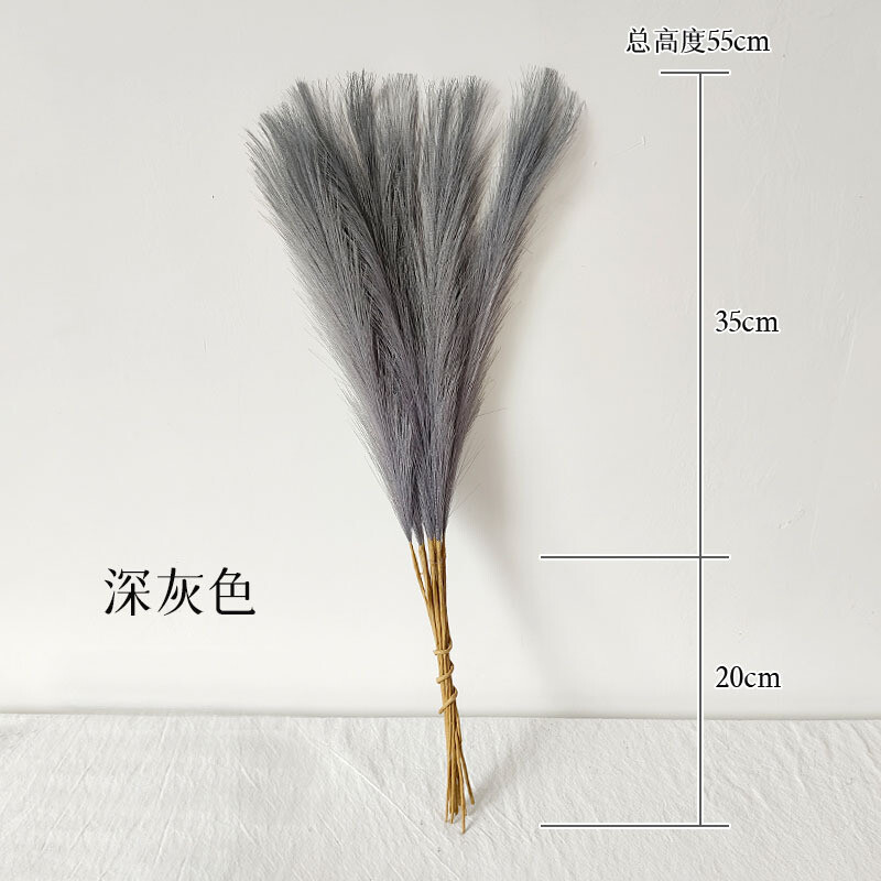 ✅Uguņošanas niedru pārrobežu stila 30 gab. mākslīgās pampas zāles pampas zāles suņa astes zāles vitrīna