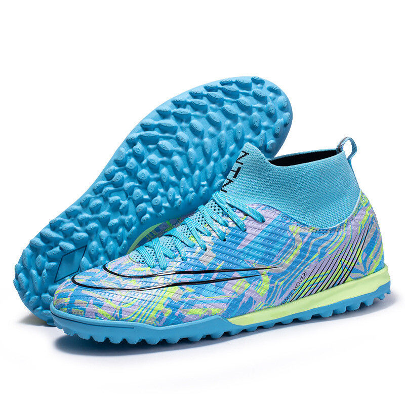 Мъжки футболни обувки за тренировки за Световно първенство, Меси Роналдо, Мъжки обувки Broken Nails AG Long Nails за деца, Мъжки обувки за тренировки за начално училище