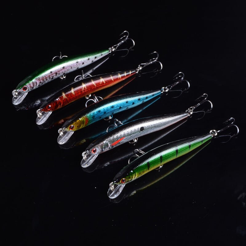 Κλασικό δόλωμα ψαρέματος με 5 χρώματα, πλωτό σκληρό δόλωμα από πλαστικό, εργαλεία ψαρέματος 10cm/8.5g, βιονικό δόλωμα