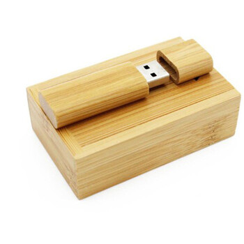 Κατασκευαστές χονδρικής δώρου USB ξύλινο ορθογώνιο κουτί ξύλινο USB δημιουργικό USB εξατομικευμένη προσαρμογή λογότυπου