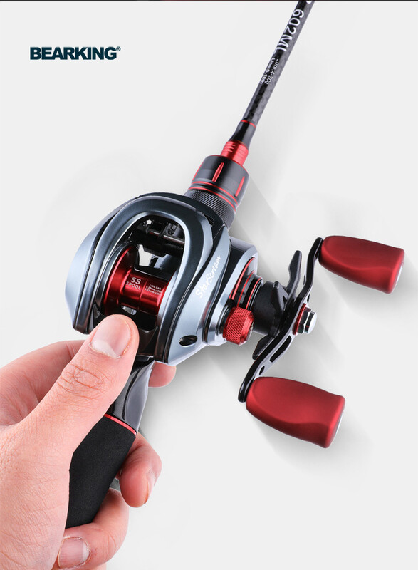 Bear King Lure Red Spider Water Drop Wheel Gapless Long Casting Wheel Универсално колело за морски риболов с високоскоростно съотношение на риболовното влакно Производител