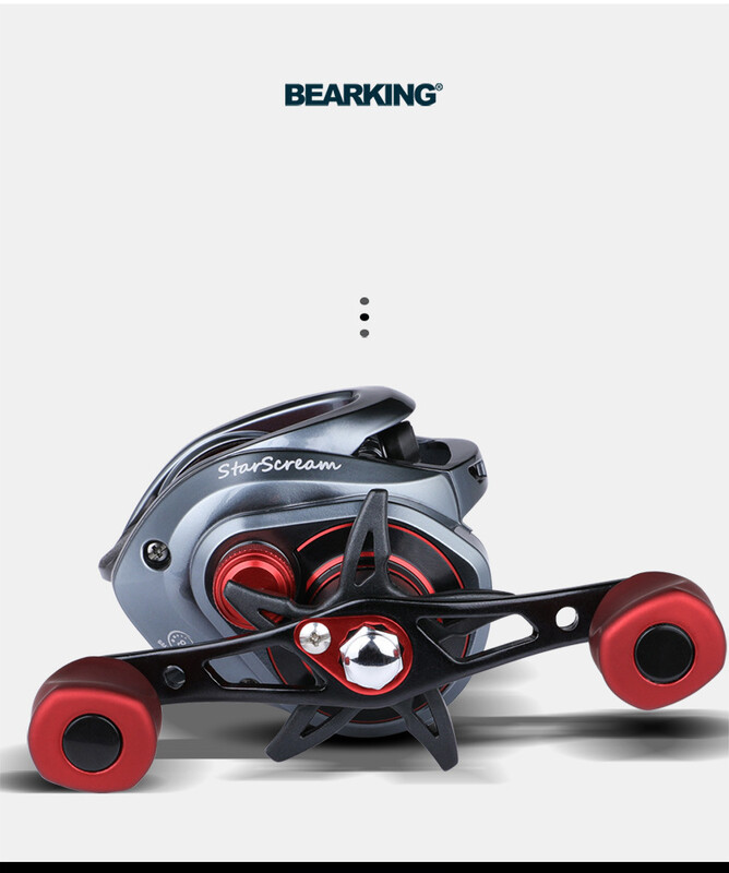 Bear King Lure Red Spider Water Drop Wheel Gapless Long Casting Wheel Универсално колело за морски риболов с високоскоростно съотношение на риболовното влакно Производител