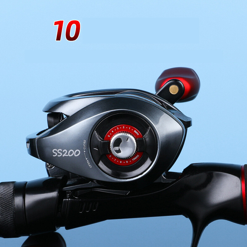 Bear King Lure Red Spider Water Drop Wheel Gapless Long Casting Wheel Универсално колело за морски риболов с високоскоростно съотношение на риболовното влакно Производител