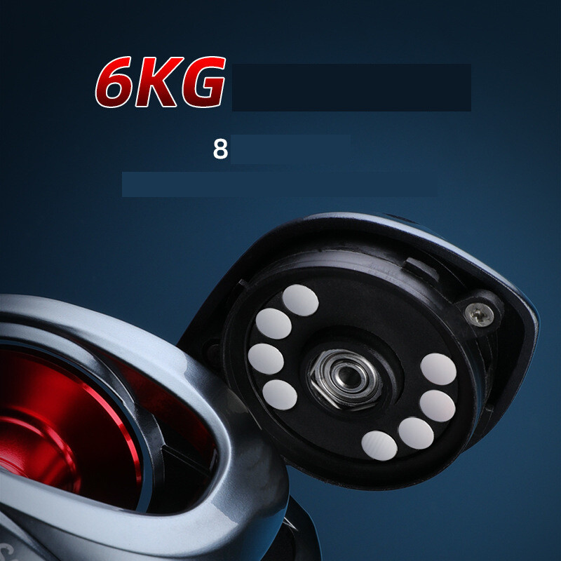 Bear King Lure Red Spider Water Drop Wheel Gapless Long Casting Wheel Универсално колело за морски риболов с високоскоростно съотношение на риболовното влакно Производител