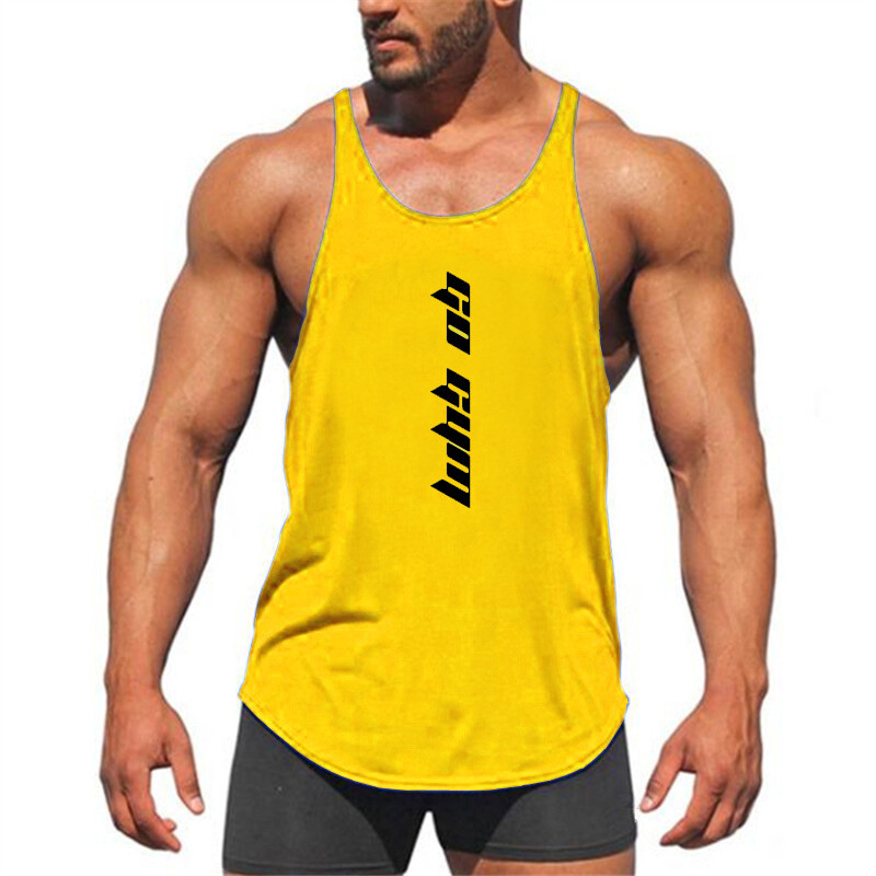 Vasarinės sportinės palaidinės be rankovių, vyriškos palaidinės be rankovių, petnešos, fitneso drabužiai, „Muscle Iron“, medvilniniai, I formos, sugeriantys prakaitą, treniruotėms, be rankovių