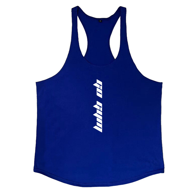 Vasarinės sportinės palaidinės be rankovių, vyriškos palaidinės be rankovių, petnešos, fitneso drabužiai, „Muscle Iron“, medvilniniai, I formos, sugeriantys prakaitą, treniruotėms, be rankovių