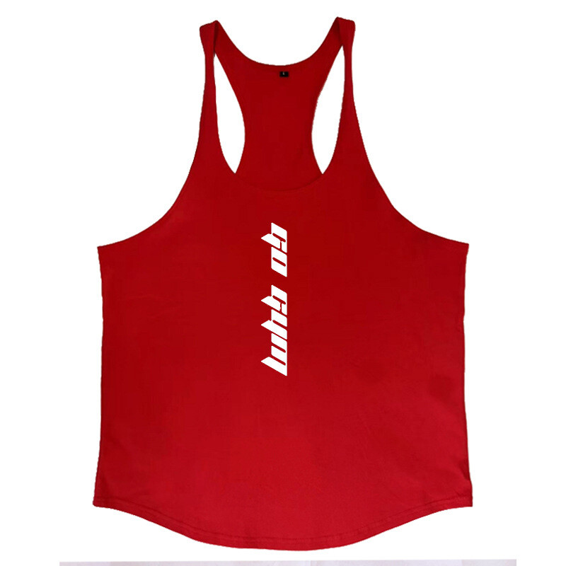 Vasarinės sportinės palaidinės be rankovių, vyriškos palaidinės be rankovių, petnešos, fitneso drabužiai, „Muscle Iron“, medvilniniai, I formos, sugeriantys prakaitą, treniruotėms, be rankovių