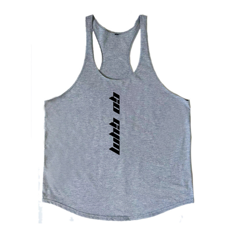 Vasarinės sportinės palaidinės be rankovių, vyriškos palaidinės be rankovių, petnešos, fitneso drabužiai, „Muscle Iron“, medvilniniai, I formos, sugeriantys prakaitą, treniruotėms, be rankovių