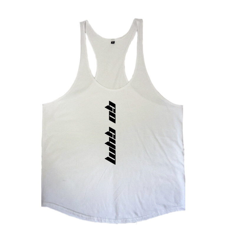 Vasarinės sportinės palaidinės be rankovių, vyriškos palaidinės be rankovių, petnešos, fitneso drabužiai, „Muscle Iron“, medvilniniai, I formos, sugeriantys prakaitą, treniruotėms, be rankovių