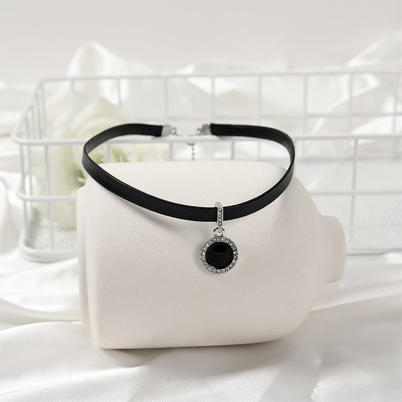 Korejiešu atslēgas kaula un četrlapu ziedu kaklarota sievietēm, svaiga temperamenta kaklarota, zvaigžņu kaklarota, Valentīndienas dāvana, rotaslietas