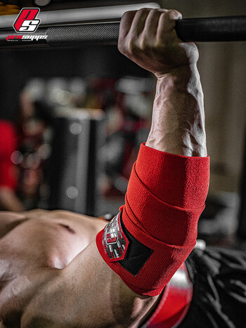 Επιγονατίδα γυμναστικής PROSUPPS, ανδρικό ελαστικό roll-up, Hyde, άρση βαρών, πιέσεις πάγκου, άρση θανάτου