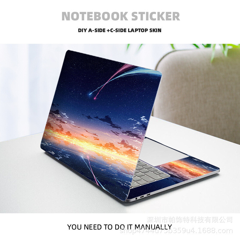 Klēpjdatora uzlīmes Matebook Apple, populārs zīmols, universāla aizsargplēve datoram 14/15,6/16 collas