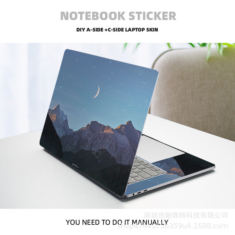 Klēpjdatora uzlīmes Matebook Apple, populārs zīmols, universāla aizsargplēve datoram 14/15,6/16 collas