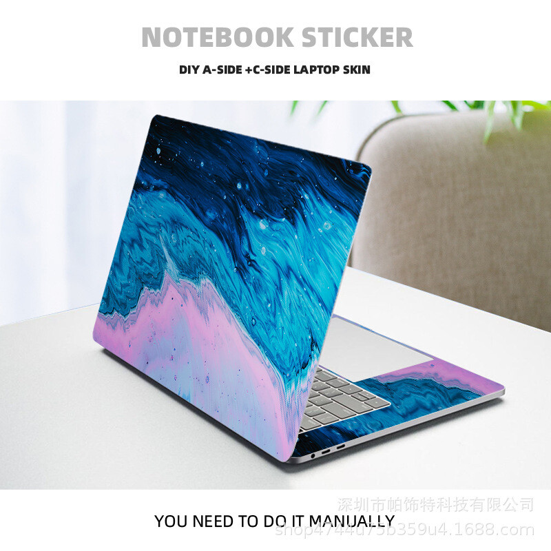 Klēpjdatora uzlīmes Matebook Apple, populārs zīmols, universāla aizsargplēve datoram 14/15,6/16 collas