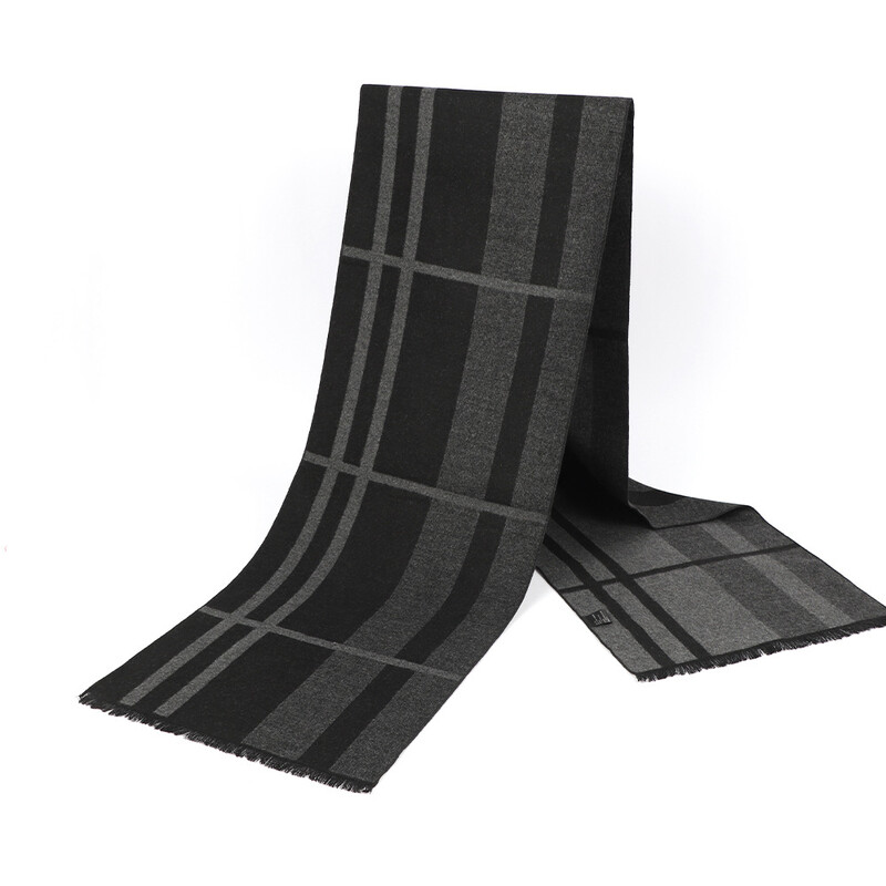 Ανδρικό κασκόλ για το φθινόπωρο και το χειμώνα, νέο κασκόλ απομίμησης κασμίρ, καθολικό μοντέρνο κασκόλ διπλής όψης, απευθείας χονδρική πώληση από το εργοστάσιο