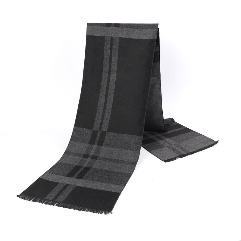 Ανδρικό κασκόλ για το φθινόπωρο και το χειμώνα, νέο κασκόλ απομίμησης κασμίρ, καθολικό μοντέρνο κασκόλ διπλής όψης, απευθείας χονδρική πώληση από το εργοστάσιο