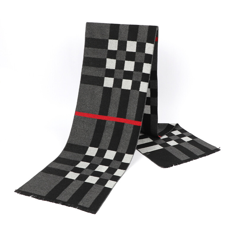 Ανδρικό κασκόλ για το φθινόπωρο και το χειμώνα, νέο κασκόλ απομίμησης κασμίρ, καθολικό μοντέρνο κασκόλ διπλής όψης, απευθείας χονδρική πώληση από το εργοστάσιο