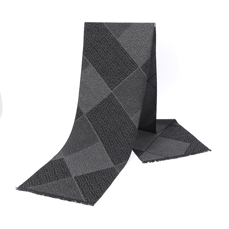 Ανδρικό κασκόλ για το φθινόπωρο και το χειμώνα, νέο κασκόλ απομίμησης κασμίρ, καθολικό μοντέρνο κασκόλ διπλής όψης, απευθείας χονδρική πώληση από το εργοστάσιο