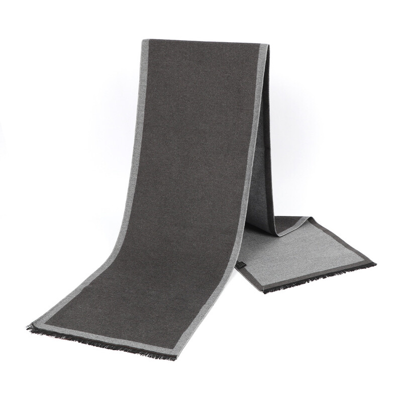 Ανδρικό κασκόλ για το φθινόπωρο και το χειμώνα, νέο κασκόλ απομίμησης κασμίρ, καθολικό μοντέρνο κασκόλ διπλής όψης, απευθείας χονδρική πώληση από το εργοστάσιο