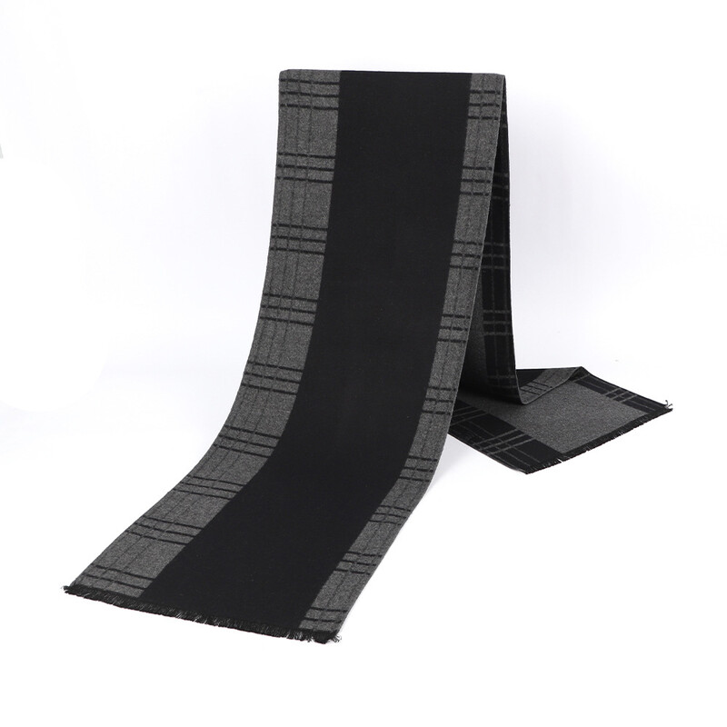 Ανδρικό κασκόλ για το φθινόπωρο και το χειμώνα, νέο κασκόλ απομίμησης κασμίρ, καθολικό μοντέρνο κασκόλ διπλής όψης, απευθείας χονδρική πώληση από το εργοστάσιο