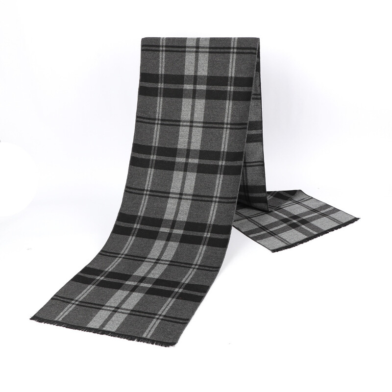 Ανδρικό κασκόλ για το φθινόπωρο και το χειμώνα, νέο κασκόλ απομίμησης κασμίρ, καθολικό μοντέρνο κασκόλ διπλής όψης, απευθείας χονδρική πώληση από το εργοστάσιο