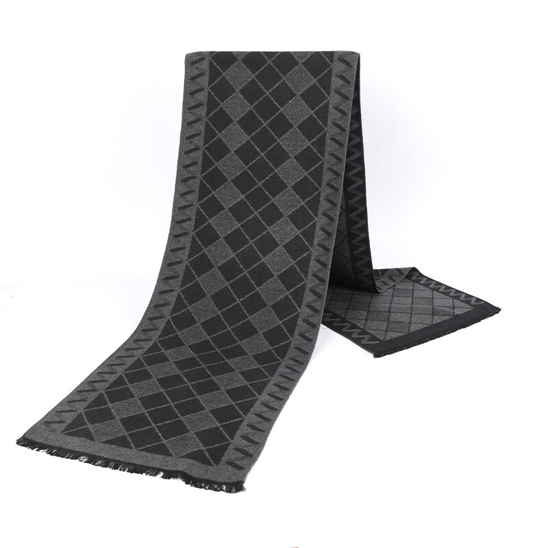 Ανδρικό κασκόλ για το φθινόπωρο και το χειμώνα, νέο κασκόλ απομίμησης κασμίρ, καθολικό μοντέρνο κασκόλ διπλής όψης, απευθείας χονδρική πώληση από το εργοστάσιο