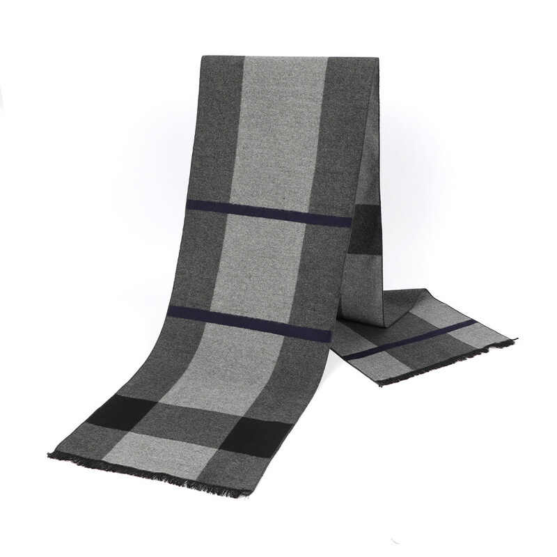 Ανδρικό κασκόλ για το φθινόπωρο και το χειμώνα, νέο κασκόλ απομίμησης κασμίρ, καθολικό μοντέρνο κασκόλ διπλής όψης, απευθείας χονδρική πώληση από το εργοστάσιο