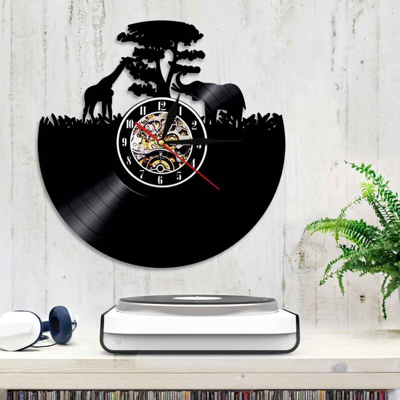 Vinil falióra Vinil falióra Kreatív retró nosztalgikus falióra Falióra határokon átnyúló