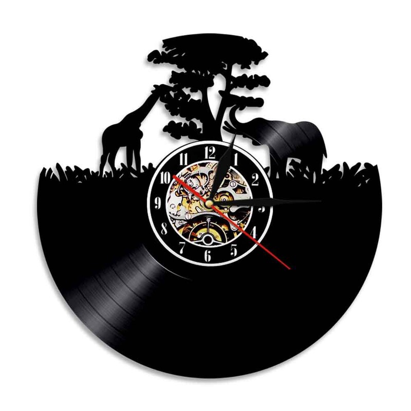 Vinil falióra Vinil falióra Kreatív retró nosztalgikus falióra Falióra határokon átnyúló