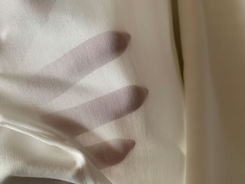 Дълго перде, Basic, воал, 145х300 см, 100 % полиестер,  бял цвят, 1 БРОЙ