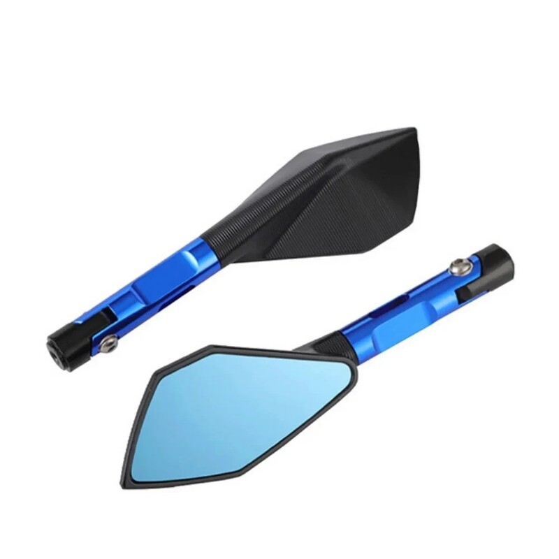 Motociklų priedai, modifikuotas CNC galinio vaizdo veidrodėlis, elektrinė transporto priemonė, vairo stiprintuvas, sportinio automobilio atšvaitas, rombo formos galinio vaizdo veidrodėlis