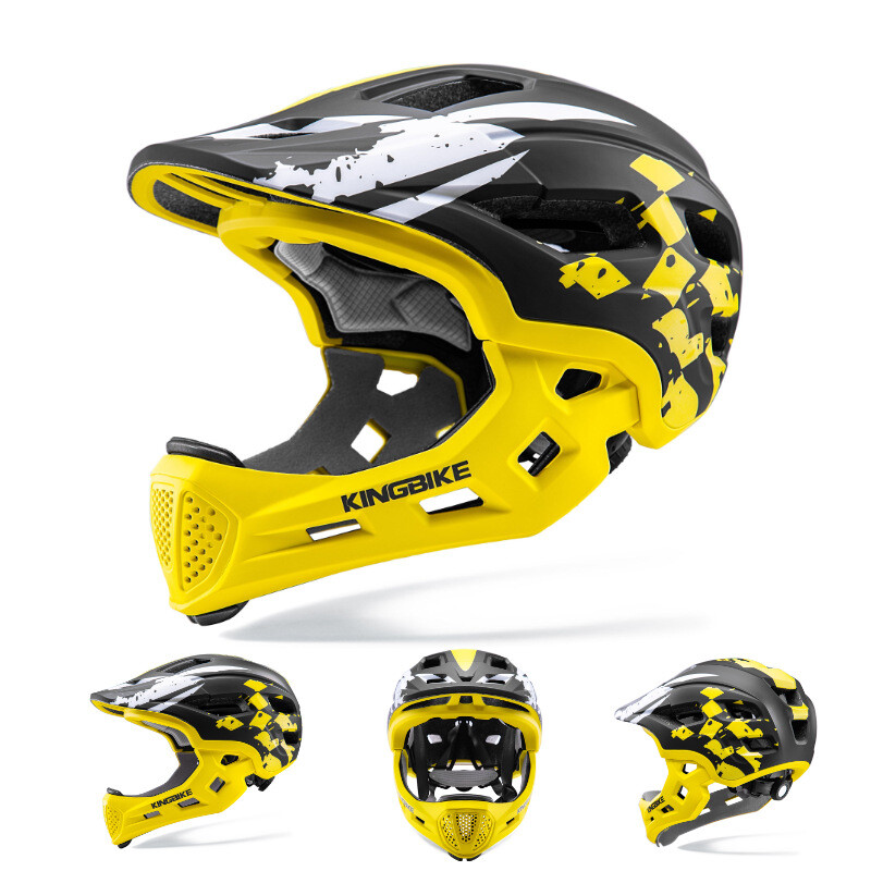 KINGBIKE vaikiškas šalmas dviračiui, riedučiams, pusiausvyrai, automobiliui, riedlentei, apsaugos įrangai, sportui, lauko sąlygoms, kvėpuojantis vaikiškas šalmas