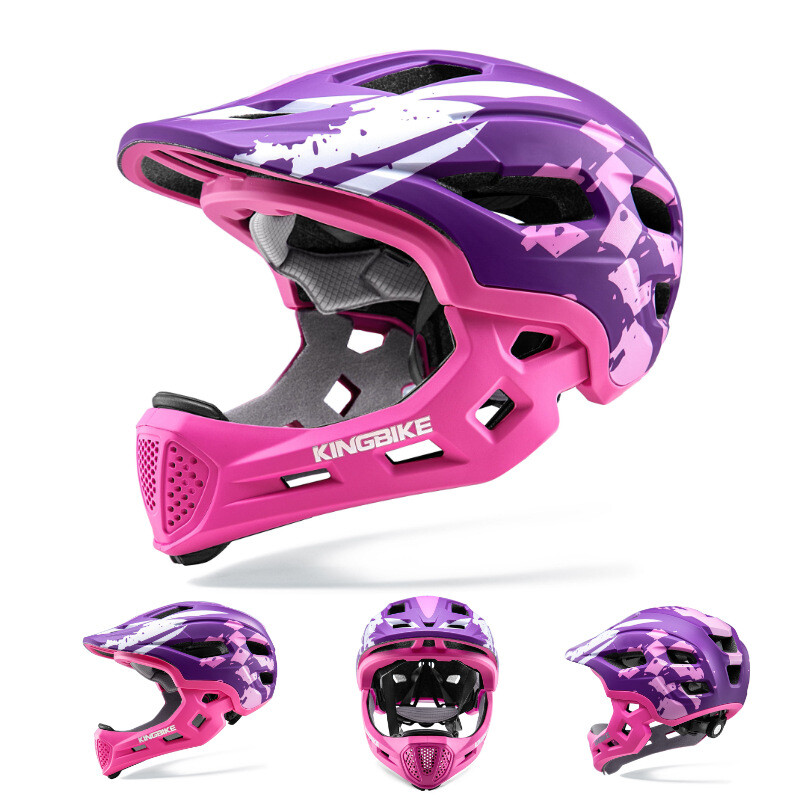KINGBIKE vaikiškas šalmas dviračiui, riedučiams, pusiausvyrai, automobiliui, riedlentei, apsaugos įrangai, sportui, lauko sąlygoms, kvėpuojantis vaikiškas šalmas