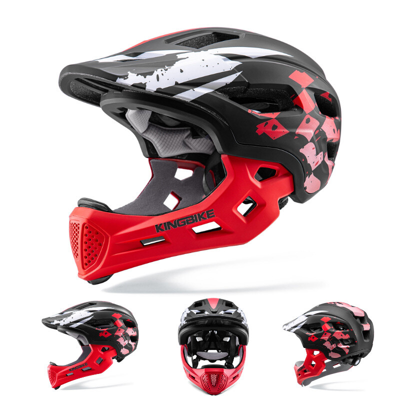 KINGBIKE vaikiškas šalmas dviračiui, riedučiams, pusiausvyrai, automobiliui, riedlentei, apsaugos įrangai, sportui, lauko sąlygoms, kvėpuojantis vaikiškas šalmas