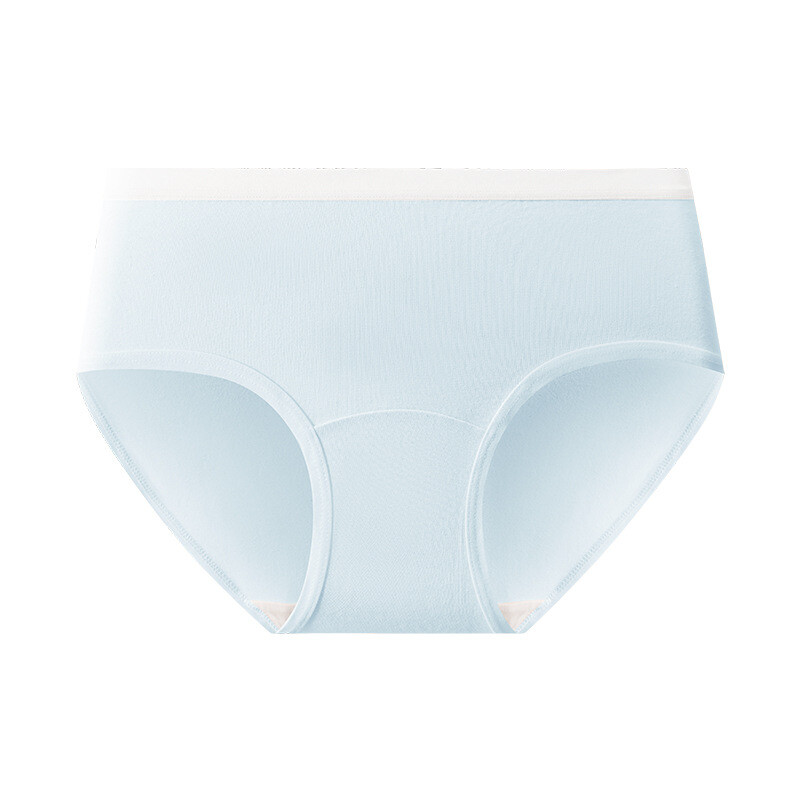 Paprasti, vienspalviai, universalūs mergaitėms skirti apatiniai, 7 vnt. grynos medvilnės 10A, antibakteriniai, apatinis tarpkojis, kvėpuojantys, draugiški odai, apvyniojami klubais, vidutinio juosmens moteriški apatiniai.
