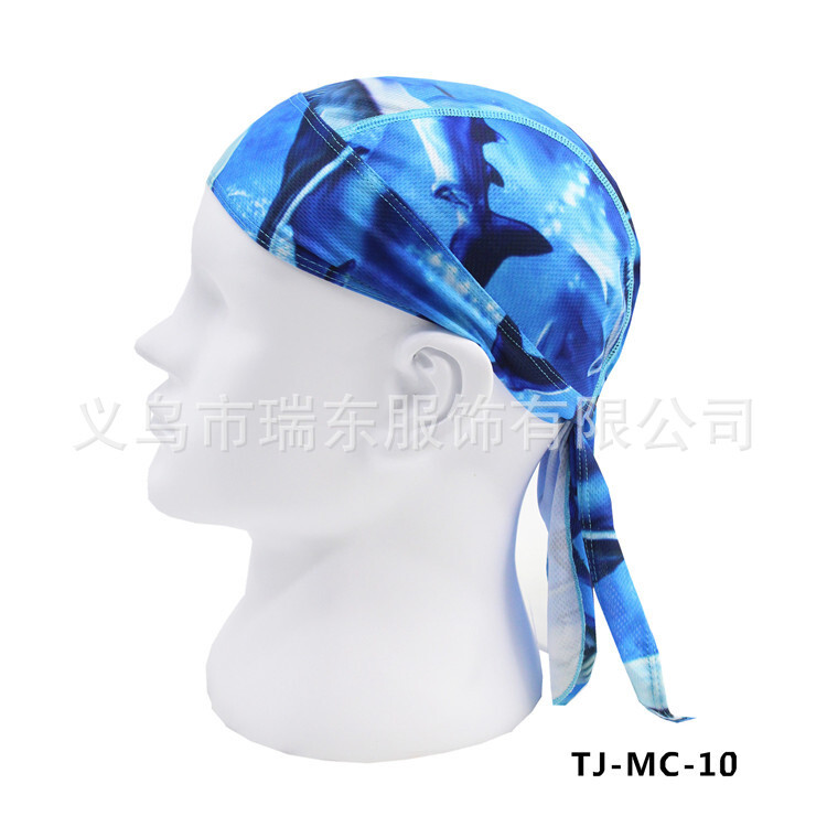 Minkšta sportinė dviračių apranga, lauko sportinė kepurė, galvos apdangalas, kvėpuojantis, greitai džiūstantis, apsaugantis nuo saulės, piratų kepurė su raštu, maža kepurė, galvos apdangalas