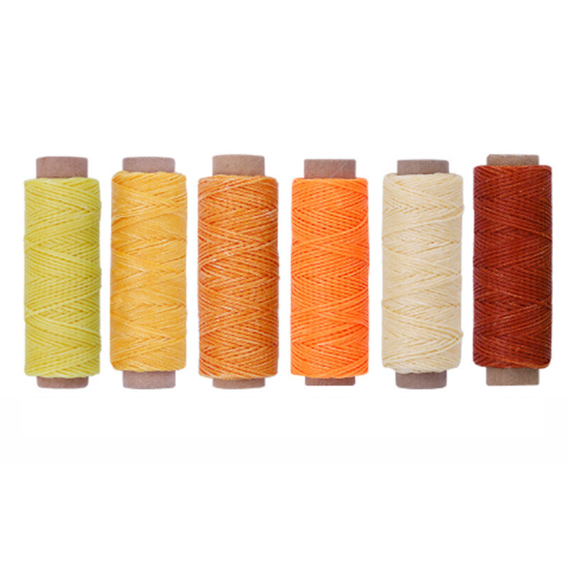 0,8 mm plokščias vaškuotas siūlas, 50 metrų odinis siūlas, skirtas veršiuko odos siuvimui rankomis, „pasidaryk pats“ mezgimo siūlai, batų taisymo siūlai