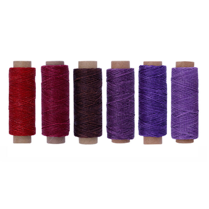 0,8 mm plokščias vaškuotas siūlas, 50 metrų odinis siūlas, skirtas veršiuko odos siuvimui rankomis, „pasidaryk pats“ mezgimo siūlai, batų taisymo siūlai