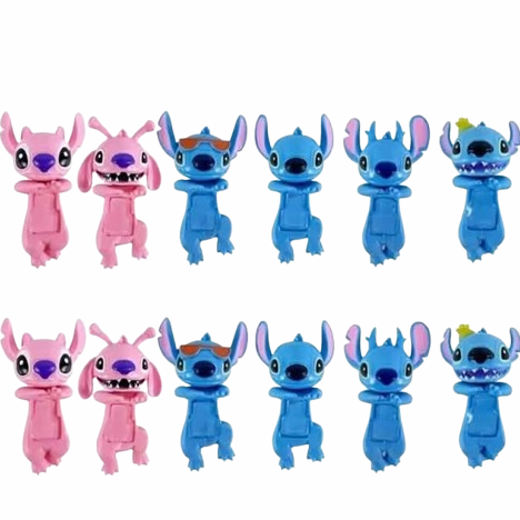 Фигурка Мистери, Тип Стич, За телефон/компютър, Пластмасова, 7 см