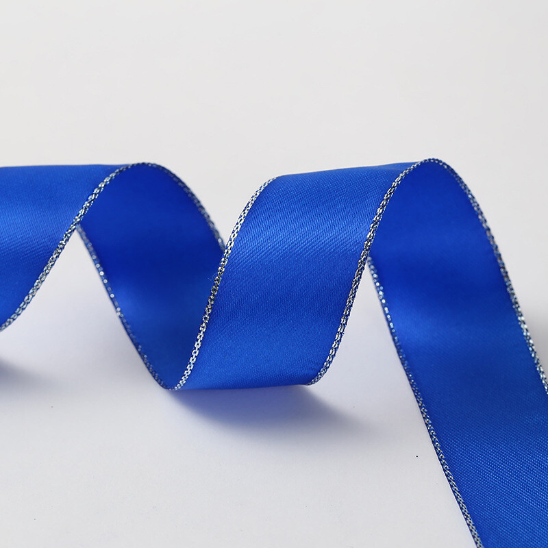 Hõbedane ääris Korea käsitööna valminud juukseaksessuaaride pakketeip polüester-puuvillane pael rõivastele mõeldud lille kinkekarbi pael otse tehasest kohaletoimetamine