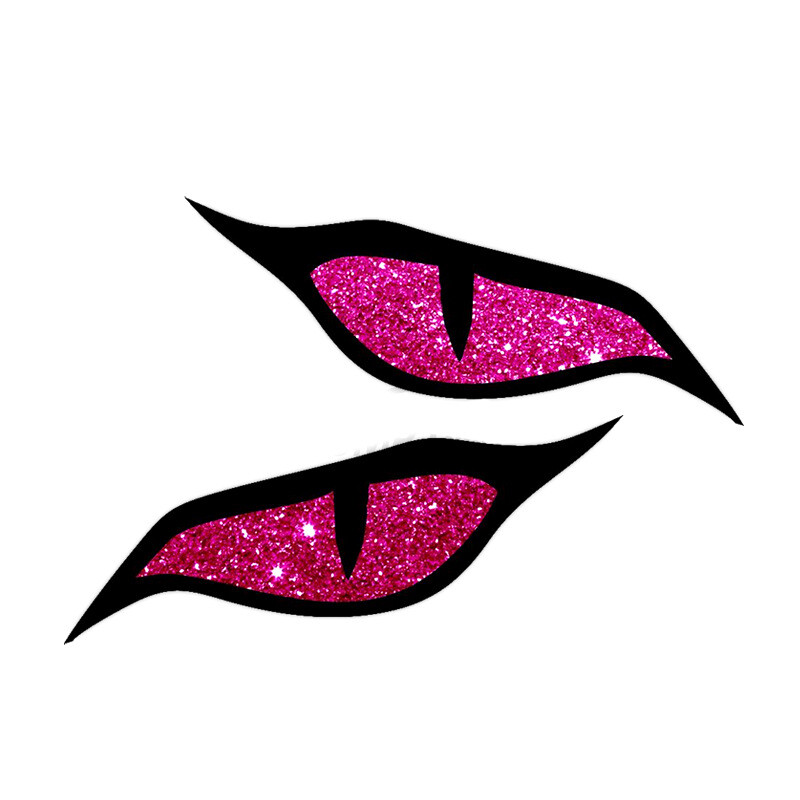 20 см декоративен стикер за стена с око на дявола за кола и мотоциклет, компютър, личностен роман