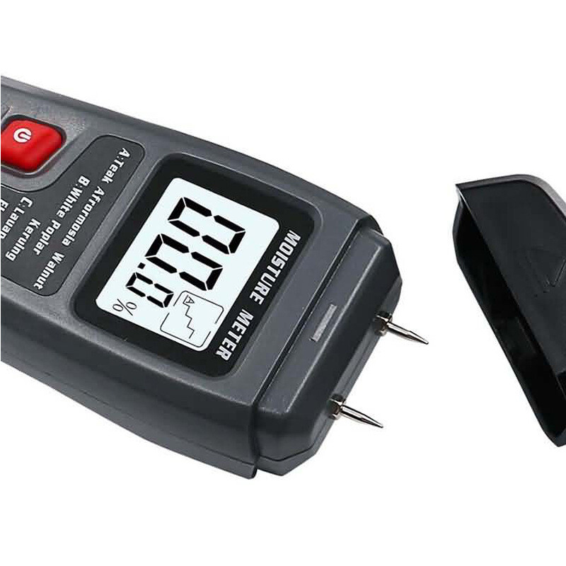 Производители на едро MT10 измервател на влажност на дървесина, детектор за съдържание на влага в дървени подове, детектор за сухота и влажност на строителни материали в картонени опаковки