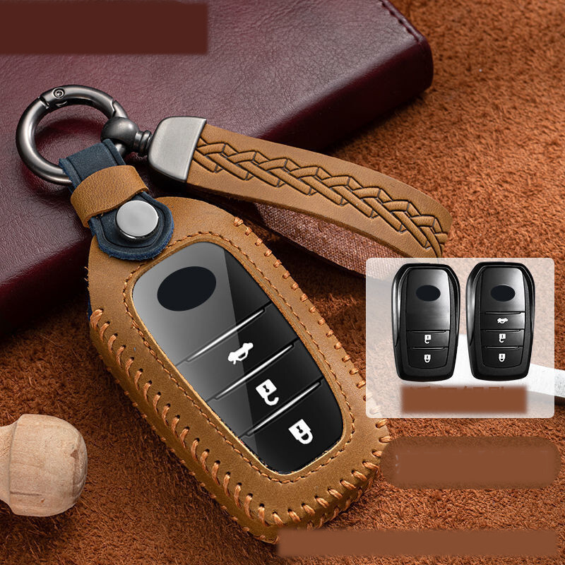 Tinka „Toyota Camry“, „Corolla CHR“, „Ralink“, „Prado“, „Rongfang Asia Dragon Highlander“ sagties raktų dangteliams