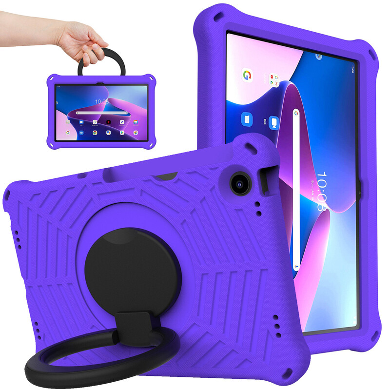 Tinka „Lenovo M10 PLUS“ 3-ios kartos vaikiškų planšetinių kompiuterių serijai, 10,6 colio (32 cm), apsauginis dėklas nuo kritimo