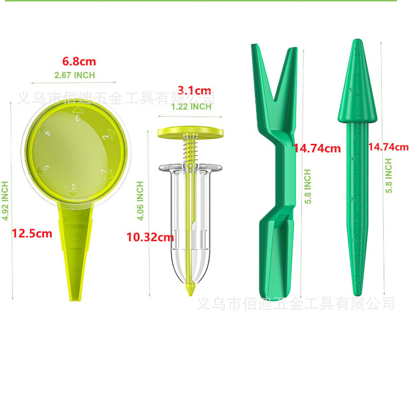 „Amazon“ 6 dalių mini sėjamųjų įrankių rinkinys, rankinė sodo sėjamoji, sėjamoji sėjai ir sodinimui