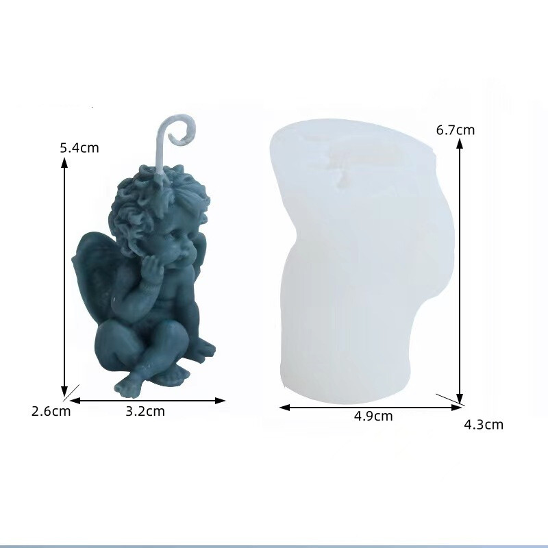 Įvairios silikoninės formelės mažiems angeliukams, sparnams, angelo žvakei, aromaterapijai, gipso formelės, europietiško stiliaus, ornamentams, dekoratyvinėms formelėms