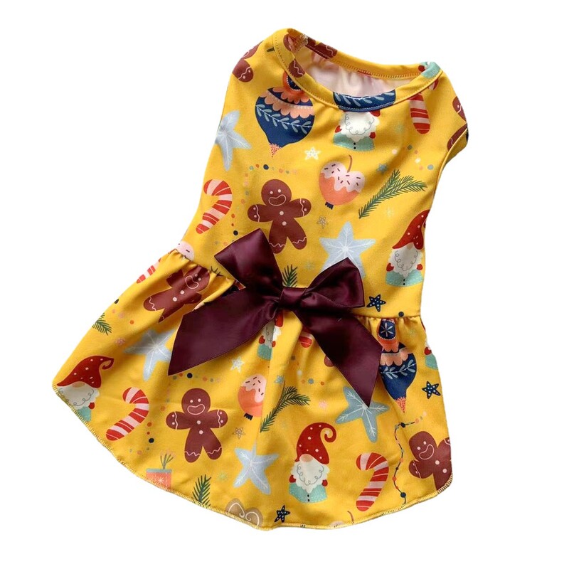 Naminių gyvūnėlių drabužiai, pieno spalvos šilko sijonas su juostele katėms ir šunims, Helovinas, kalėdiniai šunų drabužiai, tarpvalstybiniai, „Amazon“