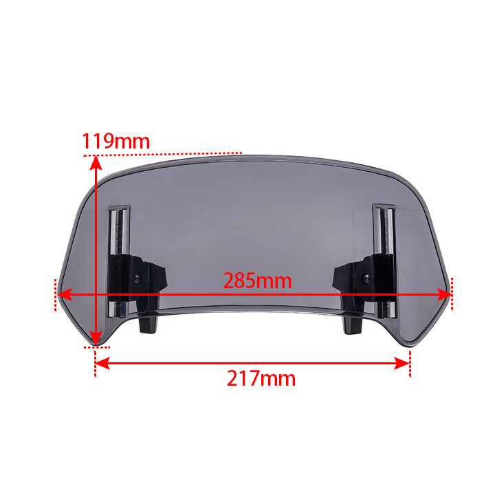 Piiriülene, populaarne mudel, sobib Kawasakile, Hondale, BMW-le, Yamahale, Suzukile, modifitseeritud tõstetud väike esiklaas, reguleeritav väike esiklaas