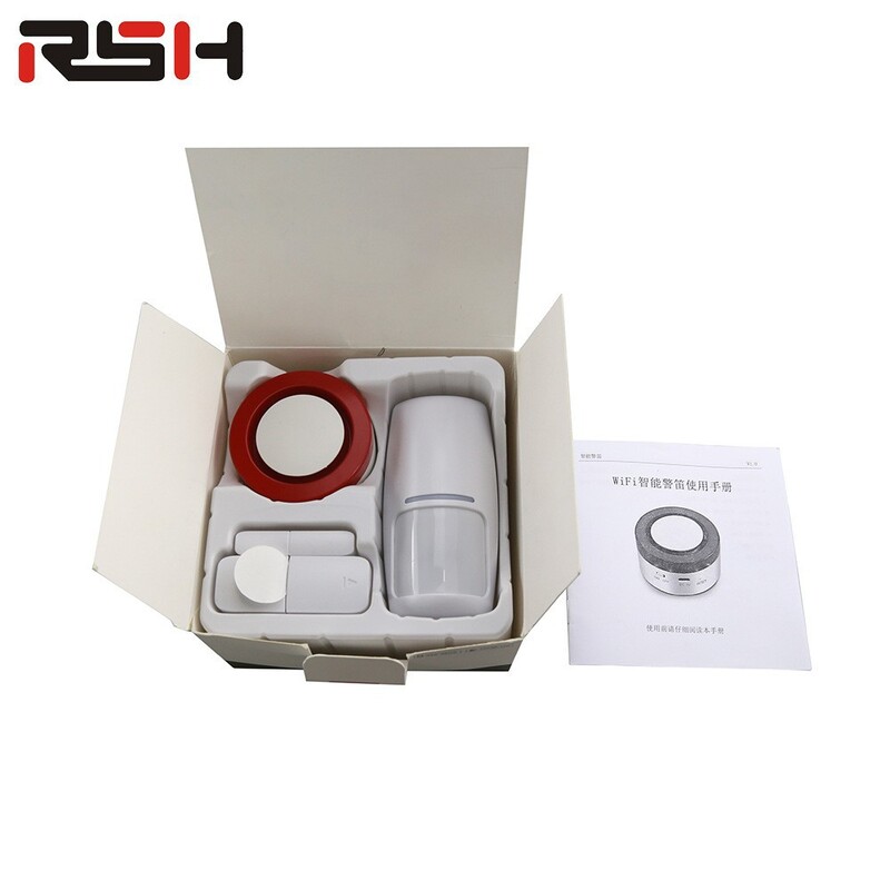 Rūpnīcas tiešā pārdošana TUYA viedā pretaizdzīšanas signalizācijas sistēma durvīm un logiem ar infrasarkano sensoru, bezvadu wifi drošības sistēma